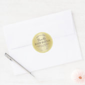 Gouden Glitter Satijn Body Butter Labels (Envelop)