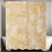 Gouden Glitter Sequin Douchegordijn