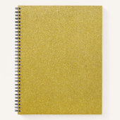 Gouden Glitter, Sparkle, Glitter Achtergrond Notitieboek (Voorkant)