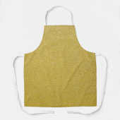 Gouden Glitter, Sparkle, Glitter Achtergrond Schort (Voorkant)