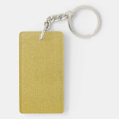 Gouden Glitter, Sparkle, Glitter Achtergrond Sleutelhanger (achterkant)