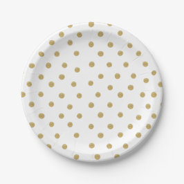 Gouden Glitter Spots Papier Bord