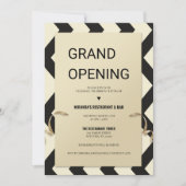 Gouden glitter typografie Restaurant grote opening Kaart (Voorkant)