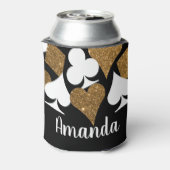 Gouden Glitter Vegas Bride Custom Koelbox Blikjeskoeler (Blikje Achterkant)