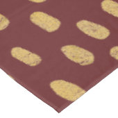 Gouden Glitter Vinger Prints Tafelkleed (Gekanteld)