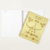Gouden Glitter Vrolijk Kerstfeest, Sinterklaas op  Planner (Display)