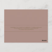 Gouden Glitter Wimpers Dank U Rose Korting Briefkaart (Achterkant)