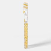 Gouden Glitter Wit Marmer Case-Mate iPhone Case (Achterkant / Links)