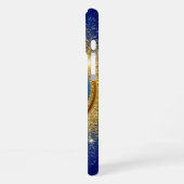 gouden glitterring iPhone hoesje (Linkerkant)