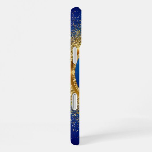 gouden glitterring iPhone hoesje (Rechterkant)