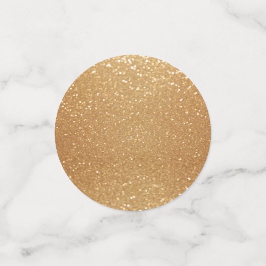 Gouden Glitters Confetti (Kleine voorkant)
