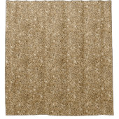 Gouden Glitz Sparkle Glam Douchegordijn (Voorkant)