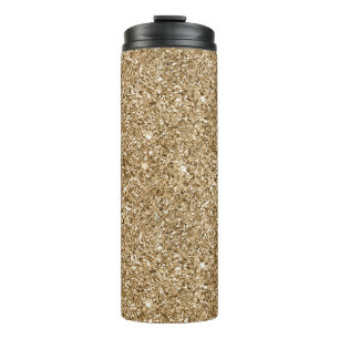 Gouden Glitz Sparkle Glam Thermosbeker