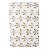 Gouden Glitzy Sparkle Eenhoorn Badmat (Voorkant Verticaal)