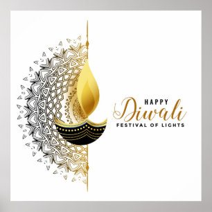 Gouden Gloed: Een Diwali Zegen Poster