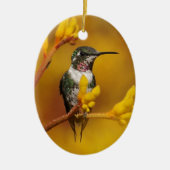 Gouden Gloed Keramisch Ornament (Voorkant)