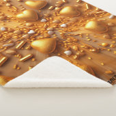 "Gouden gloed" Sherpa Deken (3/4)