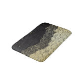 Gouden golf, papierachtige textuur. badmat (Gekanteld)