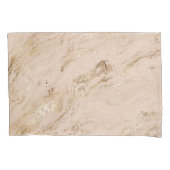 Gouden golven: Abstract marmer Kussensloop (Voorkant)