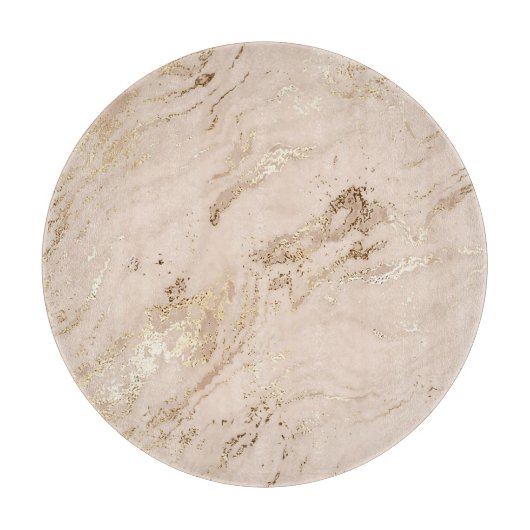 Gouden golven: Abstract marmer Snijplank (Voorkant)