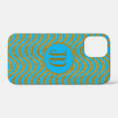 "gouden" golven Case-Mate iPhone case (Achterkant (horizontaal))