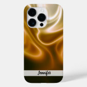 Gouden golven van zijde Case-Mate iPhone case (Achterkant)