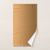 Gouden Gradiënt met Douanemonogram Bad Handdoek (Handdoek)