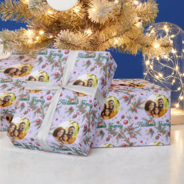 Gouden grenen lijst cadeaupapier