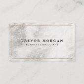 Gouden Grens Marmer Visitekaartje (Voorkant)