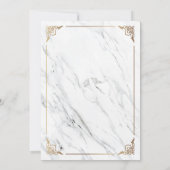 gouden grens Wit-islamitisch huwelijk Kaart (Achterkant)