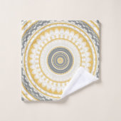 Gouden Grijze Mandala Bad Handdoek (Wasdoekje)