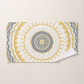 Gouden Grijze Mandala Bad Handdoek (Handdoek)