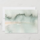 Gouden groen bruiloft dank u foto bedankkaart (Achterkant)