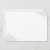 Gouden groen bruiloft dank u foto bedankkaart (Achterkant)