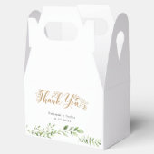 Gouden Groene Aquarel Dank Je Favorietendoos Bedankdoosjes (Geopend)