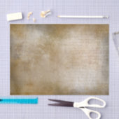 Gouden Grunge Achtergrond met Script Tissuepapier (Craft)