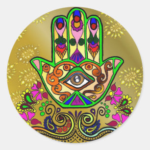Gouden Hand van Fatima, Sticker