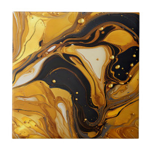 Gouden Hars Kunst Keramische Tegel Tegeltje