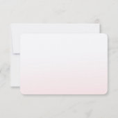 Gouden Hart Blush Roze Ombre RSVP (Achterkant)