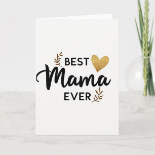 Gouden Hart Mama Kaart