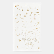 Gouden Hart “Mr & Mrs” Huwelijksservetten