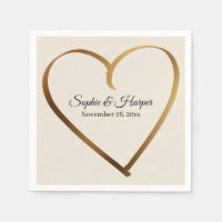 Gouden Hart Rond Details, Op Crème