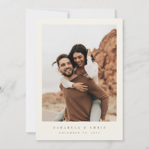 Gouden Hart Save The Date Agenda Fotokaart