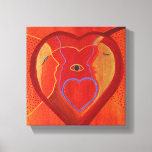 Gouden hart Single Print