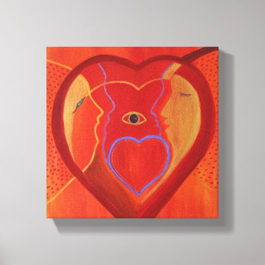 Gouden hart Single Print (Voorkant)