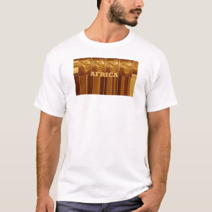 Gouden Hart van Afrika T-shirt