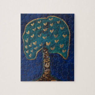 Gouden Harten Boom Puzzel