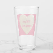 gouden harten glas (Achterkant)