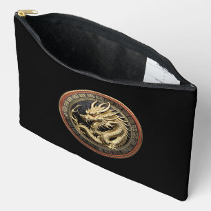 Gouden Heilige Oosterse Draken Medaillon Etui