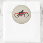 Gouden Helden: Letherhead! Ronde Sticker (Tas)